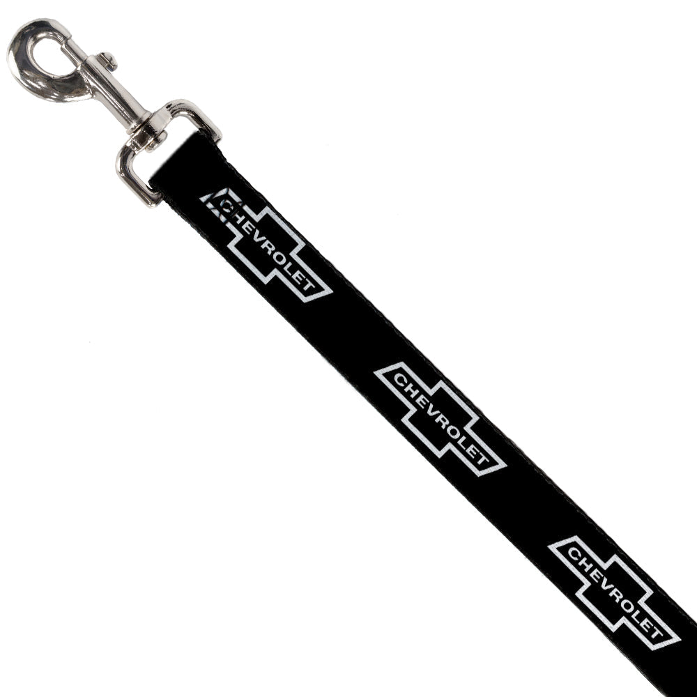 dog-leash-1965-chevrolet-bowtie-black-white