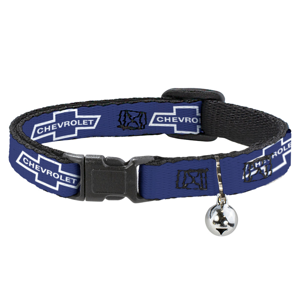 cat-collar-breakaway-1965-chevrolet-bowtie-blue-white