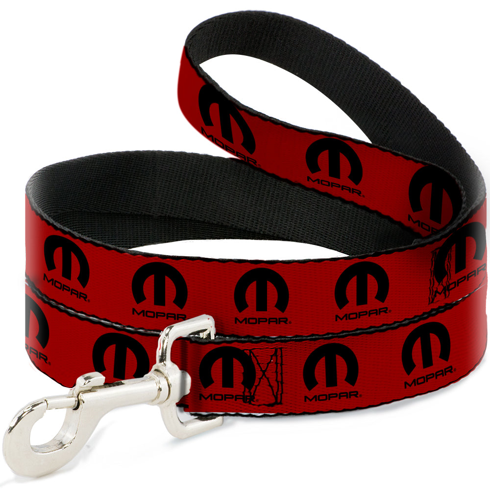 dog-leash-mopar-logo-repeat-red-black